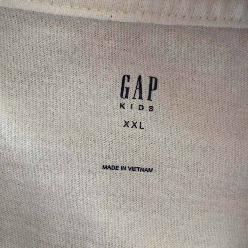 GAP Short Sleeve Orange and Blue Shirt - Picture 5 of 6